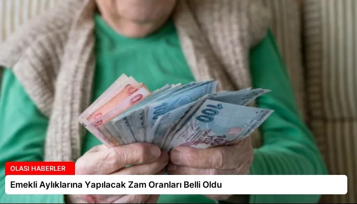Emekli Aylıklarına Yapılacak Zam Oranları Belli Oldu