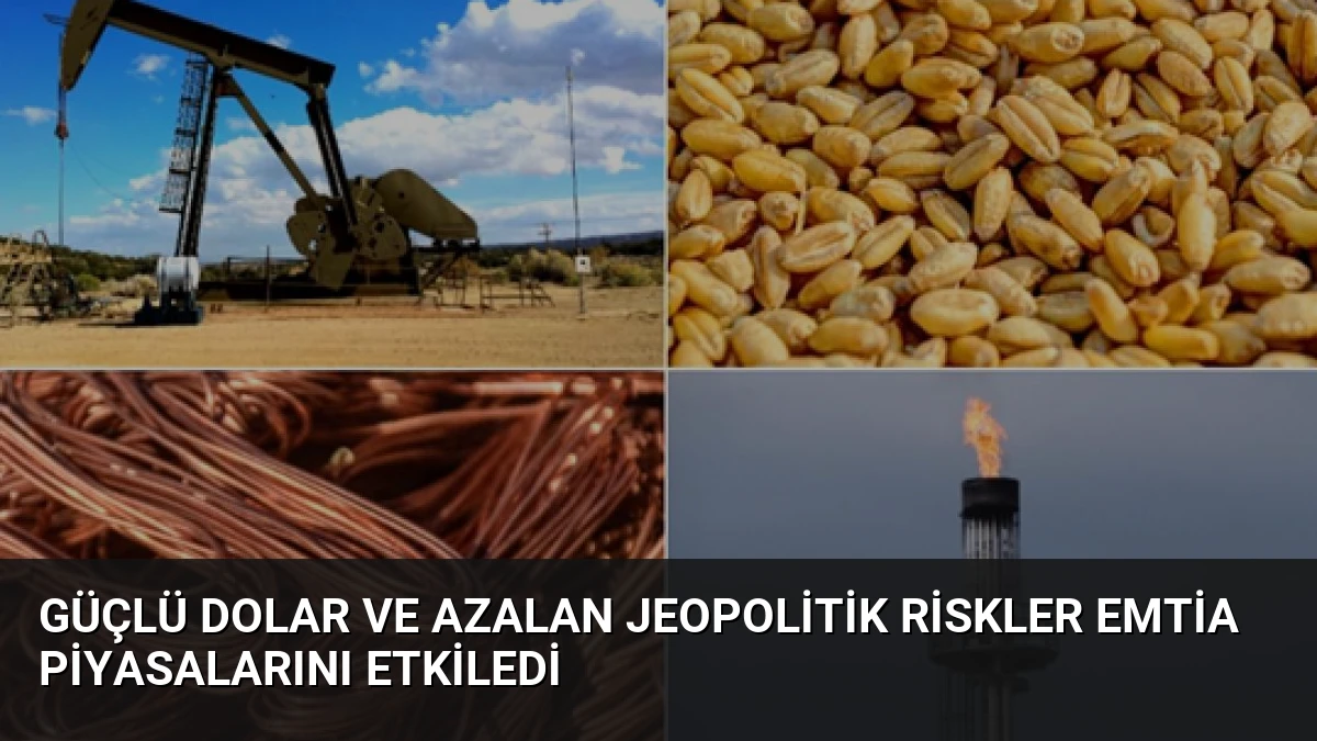 Güçlü Dolar ve Azalan Jeopolitik Riskler Emtia Piyasalarını Etkiledi